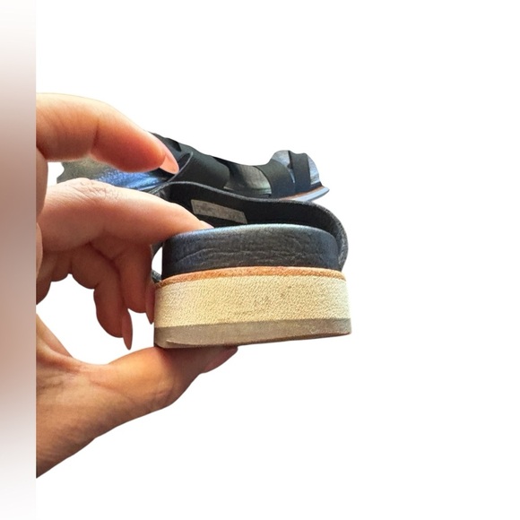 Merrell Juno black leather Wrap Sandals size 10 preloved excellent condition - Picture 4 of 9